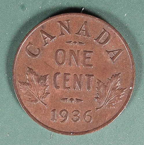 1936 Canada Small Cent — photo from another recent sale