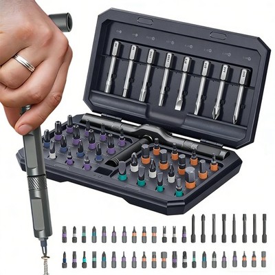 Magnetisches 41-in-1 Schraubendreher Set DIY Ratschen Werkzeug Präzision Bits