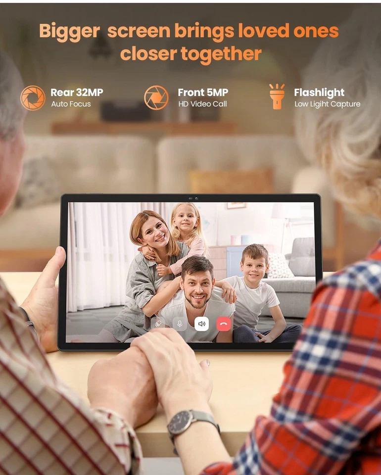 HOOGEE 15.6” Pro Tablet Android 14 Helio G99 12GB+128GB WiFi 1TB SD 12000mAh - Image 3 of 4