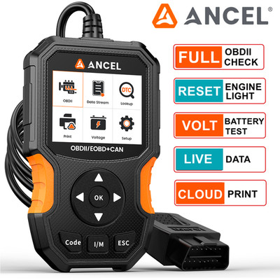 ANCEL AS300 Auto OBD2 Scanner KFZ Diagnosegerät Codeleser Batteriespannungstest