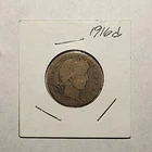1916 D Barber Quarter Circulated Coin