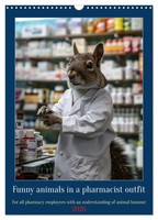Peter Ruebsamen | Funny Animals In A Pharmacist Outfit (Wall Calendar 2026...