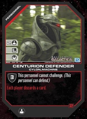 Centurion Defender - FOIL - Promo - Battlestar Galactica CCG
