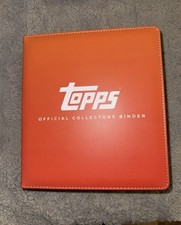Topps Oficjalny segregator albumów kolekcjonerskich 2026 3-pierścieniowy ze stronami kart fabrycznie nowy