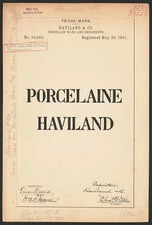 Haviland & Co. for Porcelaine Haviland brand Porcelain Ware and Ornaments