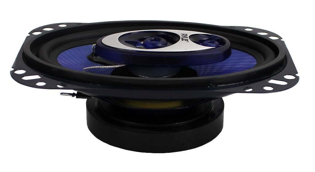 Pyle PL463BL Blue Label 4x6In 240W 3 Way Triaxial Car Speaker Stereo 2 Pack