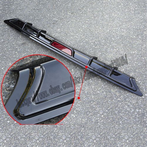 Gloss Black PP Rear Bumper Diffuser Lip Spoiler Wing For Honda Accord 2018-2022 - Picture 6 of 7