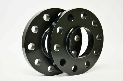 2PC 5X130 71.5MM BORE 20MM BLACK HUBCENTRIC WHEEL SPACER PORSCHE W/ 14X1.5 BOLTS - Picture 3 of 3