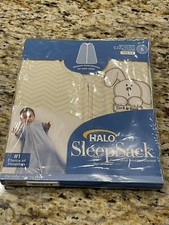 NWT New Halo SleepSack Cotton Wearable Blanket With Zipper SMALL Birth-6 Months