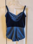 Suffolk Teal Velvet Dance Leotard CL Child Large — photo 3