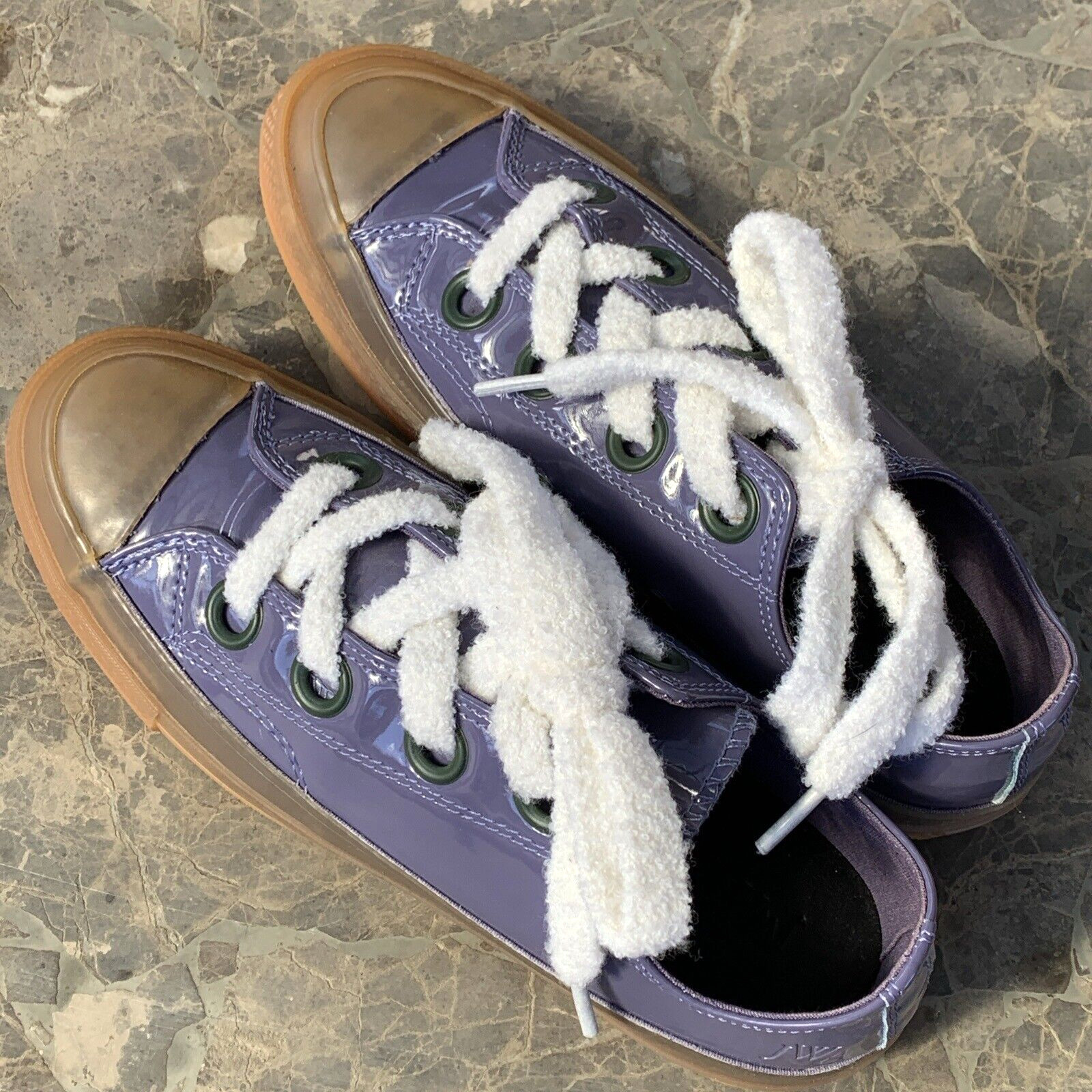 Converse J.W. Anderson Chuck Low Top Sz 5.5 Men Sz 7.5 Women Purple Leather thumbnail 3