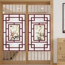 1x Chinese Window Films Static Cling Privacy Vinyl Glass Sticker Home Decor Chic