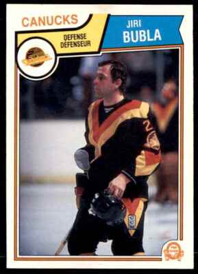 1983-84 O-Pee-Chee Jiri Bubla Rookie Vancouver Canucks #347 | eBay