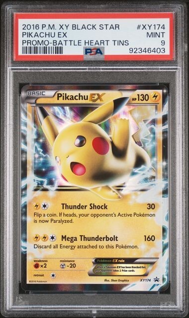 Pokémon - XY Promos - Pikachu EX XY174 PSA 9 | eBay