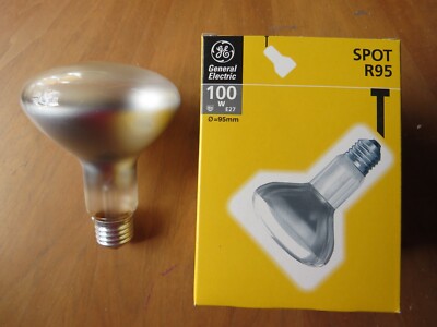 RARE GENERAL ELECTRIC CONCENTRA Reflektor R95 100W 35° E27 REFLEKTORLAMPE TACCIA