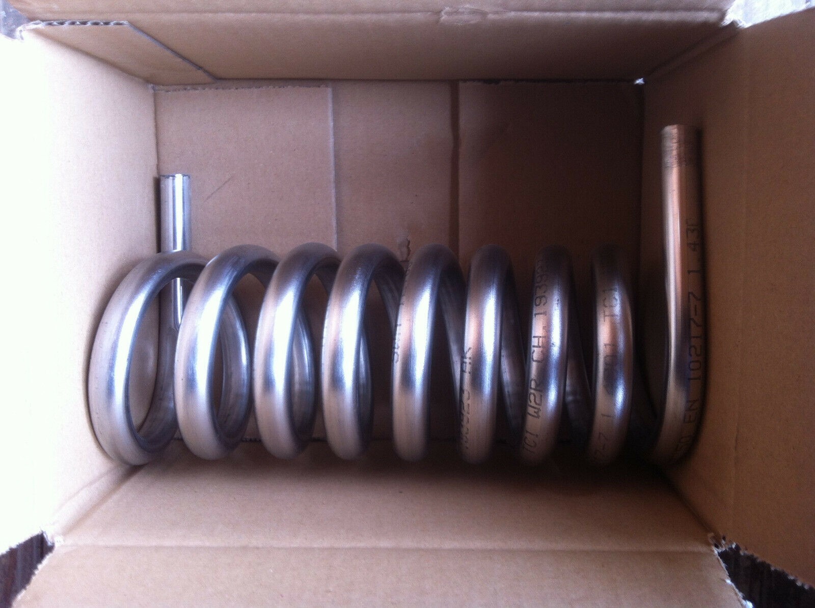 Wärmetauscher,Edelstahl Teichheizer, Heizspirale Kühlspirale Destille