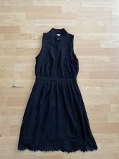 AIJEK black lace sleeveles dress size 1 or small casual little black G5