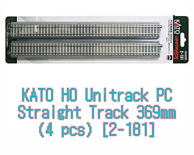 KATO UNITRACK まとめ売り KATO HO Unitrack PC Straight Track 369mm (4 pcs) [2-181] | eBay