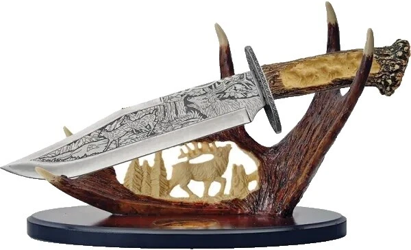 Stainless Steel Blade Combat Collectible Vintage Fixed Blade Knives