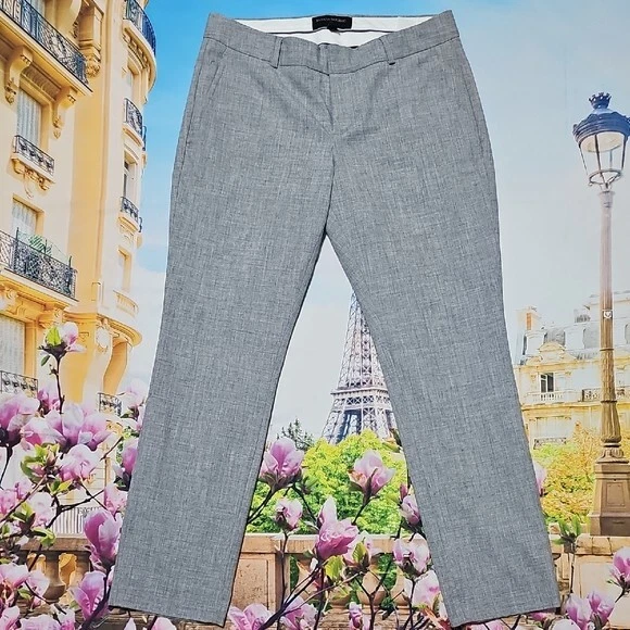Banana Republic Ryan Gray Dress Pants Size 2P Petite - Image 2 of 4