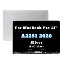 LCD Screen Display Assembly 13" For MacBook Pro 2020 A2251 EMC 3348 Silver W/Kit