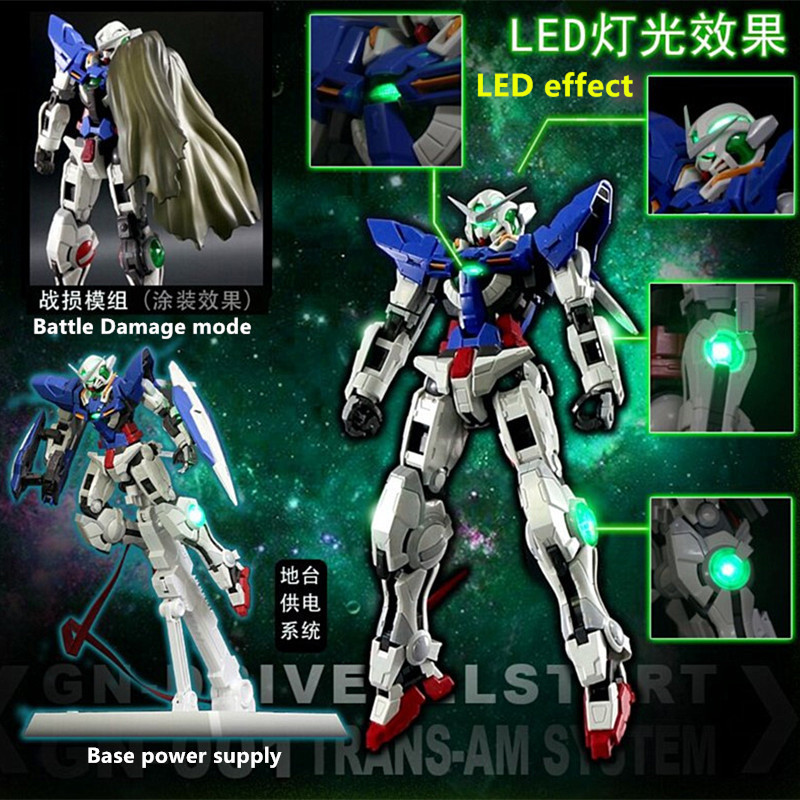 HS MG 1/100 GN-001 Exia 4 in 1 R1/R2/R3 4 form model with HS MG 1/100 GN-001 Exia 4 in 1 R1/R2/R3 4 form model with