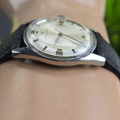 Vintage WITTNAUER men's manual wind watch C11WS2 Concentric dial swiss 1960s - Picture 5 of 22