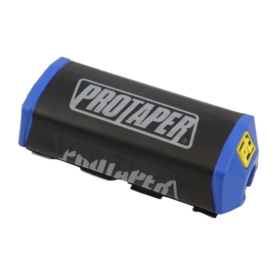 Original "BLUE PRO TAPER Manillar Fat Bar DIRT BIKE 1 1/8"" ATV Quad GRIPS Almohadillas Foto 4 de 4