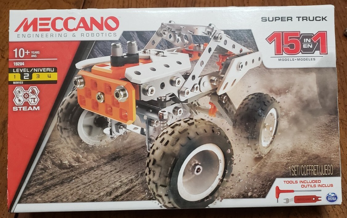 Meccano Super Truck 19204 15 In 1 New Supports STEAM STEM