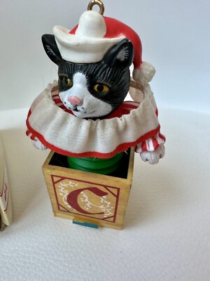 RARE* VTG 1985 Schmid Gordon Fraser Gallery Cat In The Box
