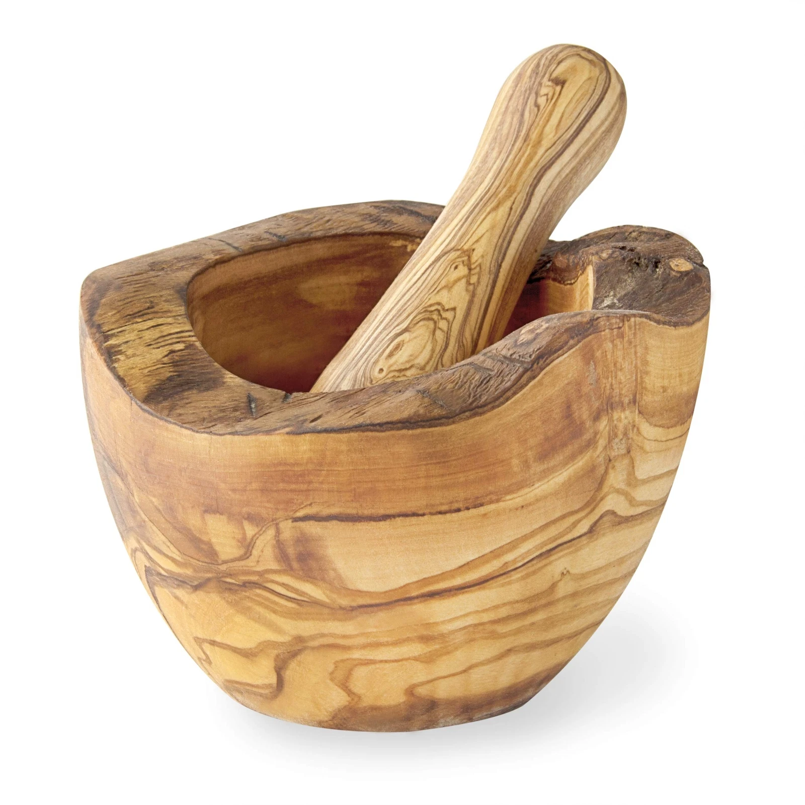 Rustic Wooden Mortar & Pestle Set Premium Handmade Olivewood Herb Spice Grinder
Opens in a new windo