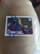 2021 Topps Series 1 Base #210 Get Up! - New York Mets Combo Pete Alonso