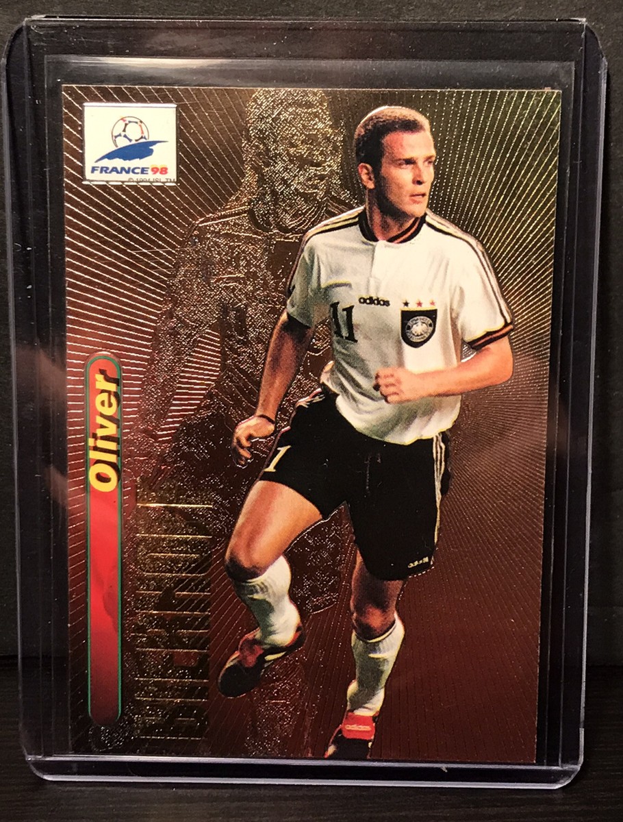 PANINI OLIVER BIERHOFF GERMANY 1998 WORLD CUP FOIL CARD RARE