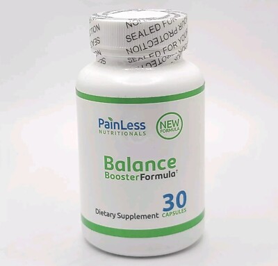 PainLess Nutritionals Balance Booster Formula 30 Capsules New & Sealed