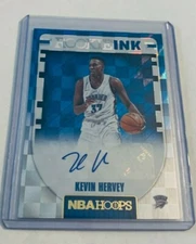 BF78186  2018-19 Hoops Rookie Ink #45 Kevin Hervey AUTO THUNDER