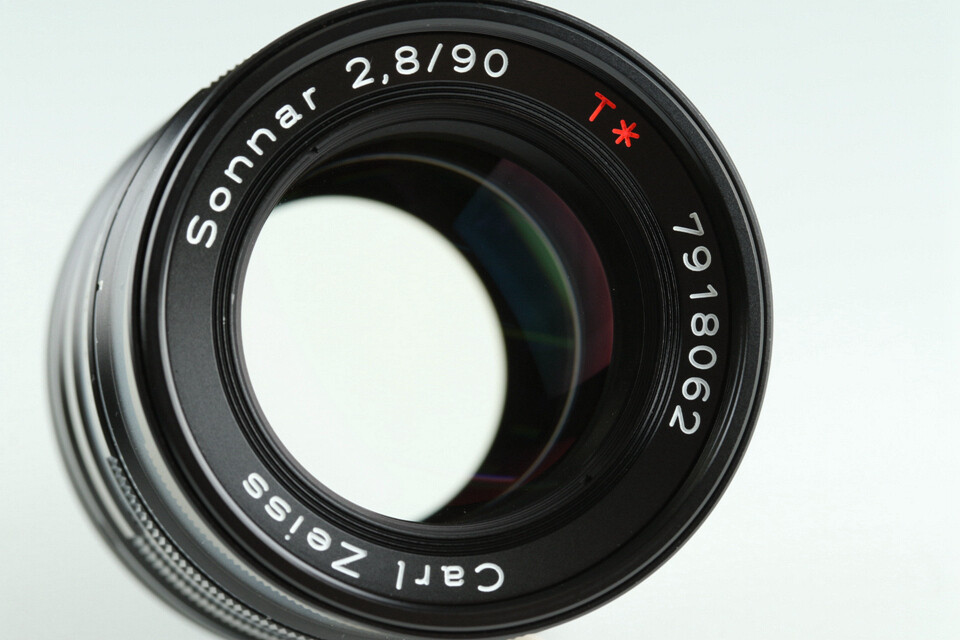 Contax Carl Zeiss Sonnar T* 90mm F/2.8 Black Lens for Contax Contax Carl Zeiss Sonnar T* 90mm F/2.8 Black Lens for Contax