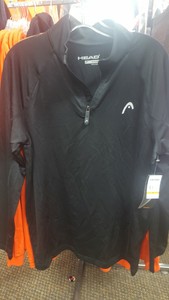 nylon quarter zip pullover