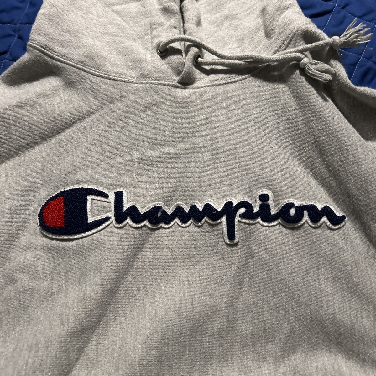 Champion Reverse Weave USA製 XL Champion Reverse Weave Pullover Sweatshirt GF68 Puff Letter