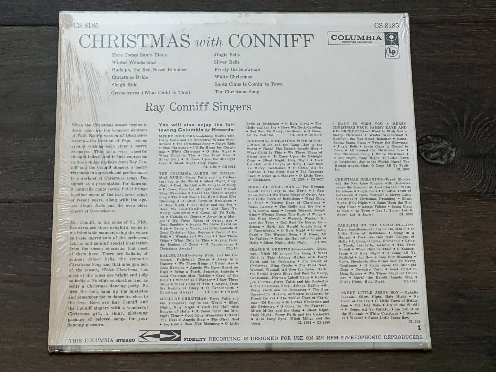 Lot of 5 Classic and Vintage Christmas Vinyl LPs/Records by Various