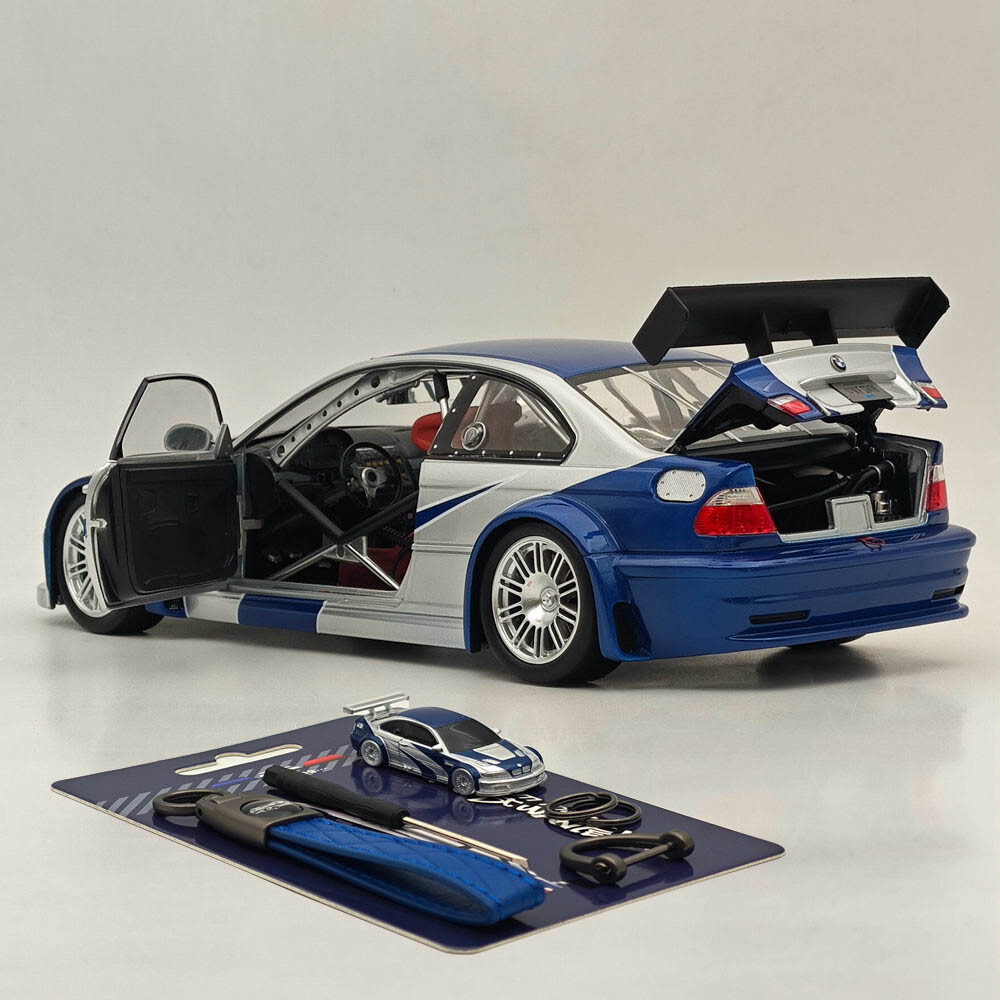 ミニカー DCM 1/87 BMW M3 E46 GTR NFSMW DCM 1:18 BMW M3 GTR E46 2001 Need For Speed Metal w/1/87