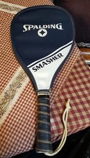 Vintage Spalding Smasher Racquetball Racket With Cover