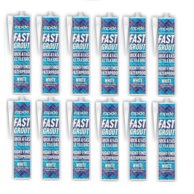12X WEISSER SCHNELLER MÖRTEL SCHNELL UND EINFACH ANZUWENDEN WASSERDICHT INNENFLIESENMÖRTEL260ML