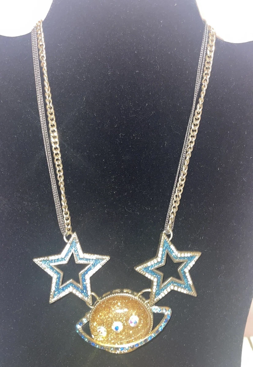 Betsey johnson saturn necklace deals
