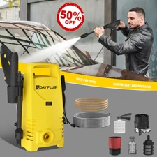 3000PSI Electric High Pressure Washer Machine 1.76GPM 3000W Patio Cleaner Yellow