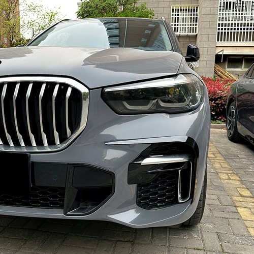 For BMW X5 G05 M Sport 2019-2023 Car Front Bumper Side Air Vent Trim Cover Black - Picture 8 of 8