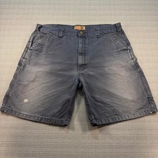 Berne Vintage Navy Blue Cotton Carpenter Shorts Men's Size 42