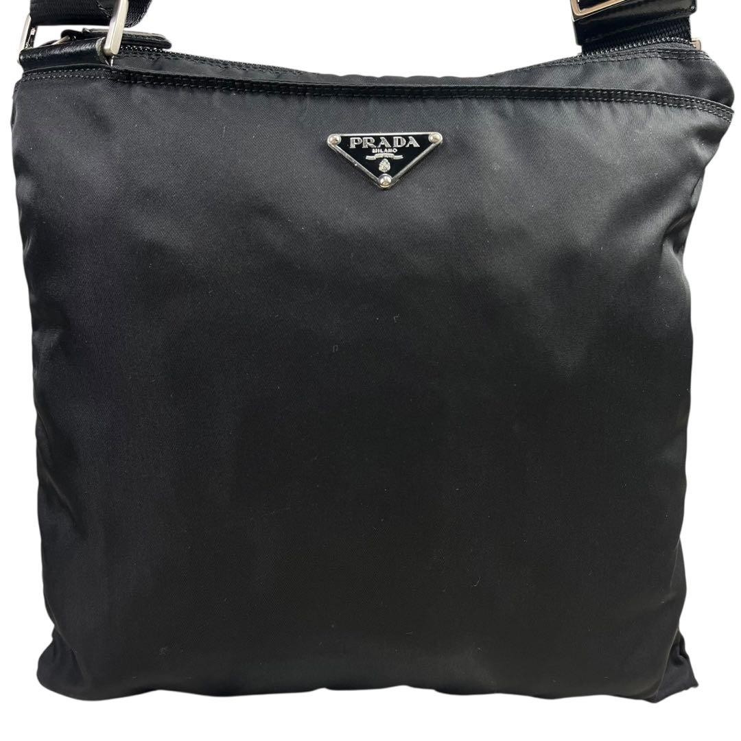 Excellent condition Prada triangular logo nylon l… - image 3