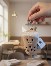  Jellycat Amuseables Bubble Tea Plush Bag Charm Cute Soft Keychain Toy Gift NWT