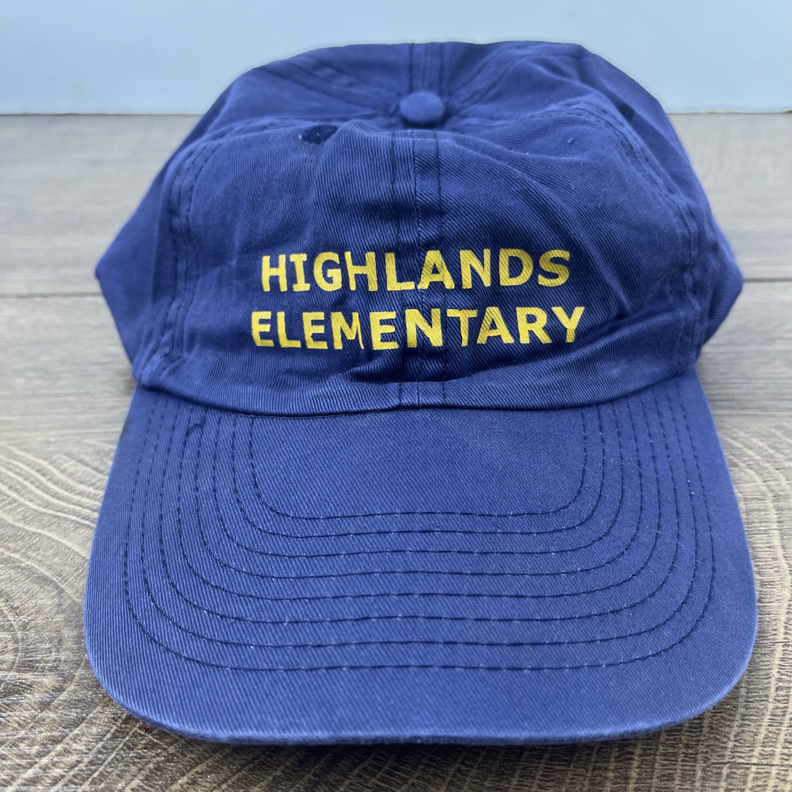 Highlands Elementary Snapback Hat Blue Adjustable… - image 3
