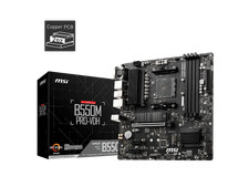 MSI B550M PRO-VDH Micro-ATX Motherboard - AMD AM4, Ryzen 5000/4000/3000 Ready,